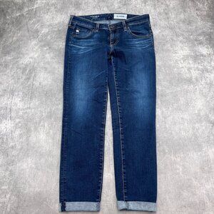 Adriano Goldschmied Jeans Women 29 Stilt Roll‎ Up Cigarette Low Stretch USA